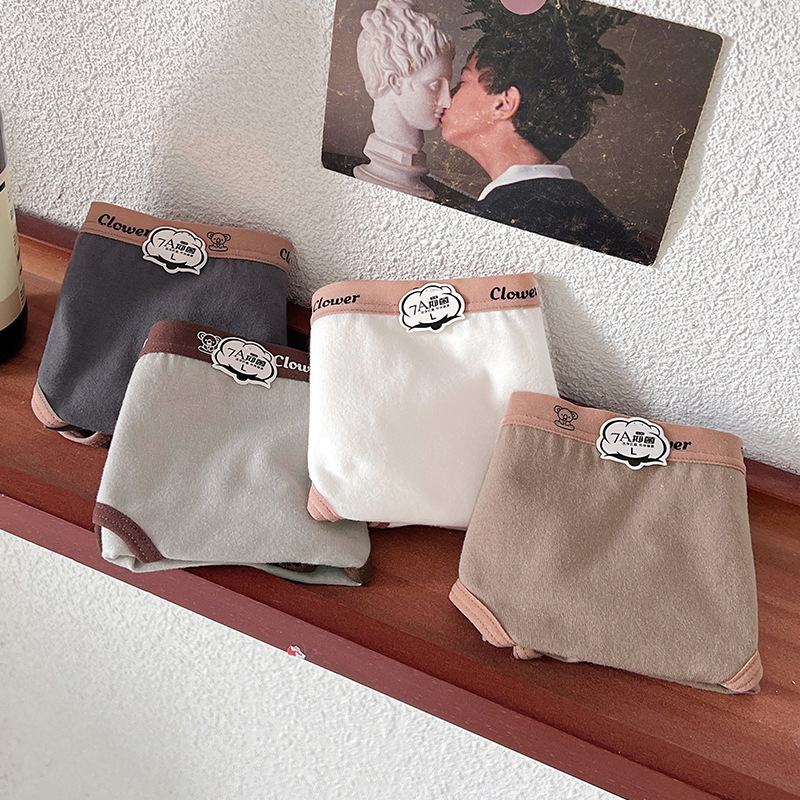 7A全裤抑菌女士纯棉内裤女生夏季薄款中腰少女柔软透气亲肤三角裤详情38