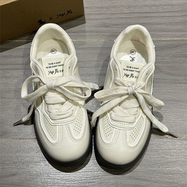 赵露思同款原创复古厚底德训板鞋2025春秋新款学生百搭休闲小白鞋详情8