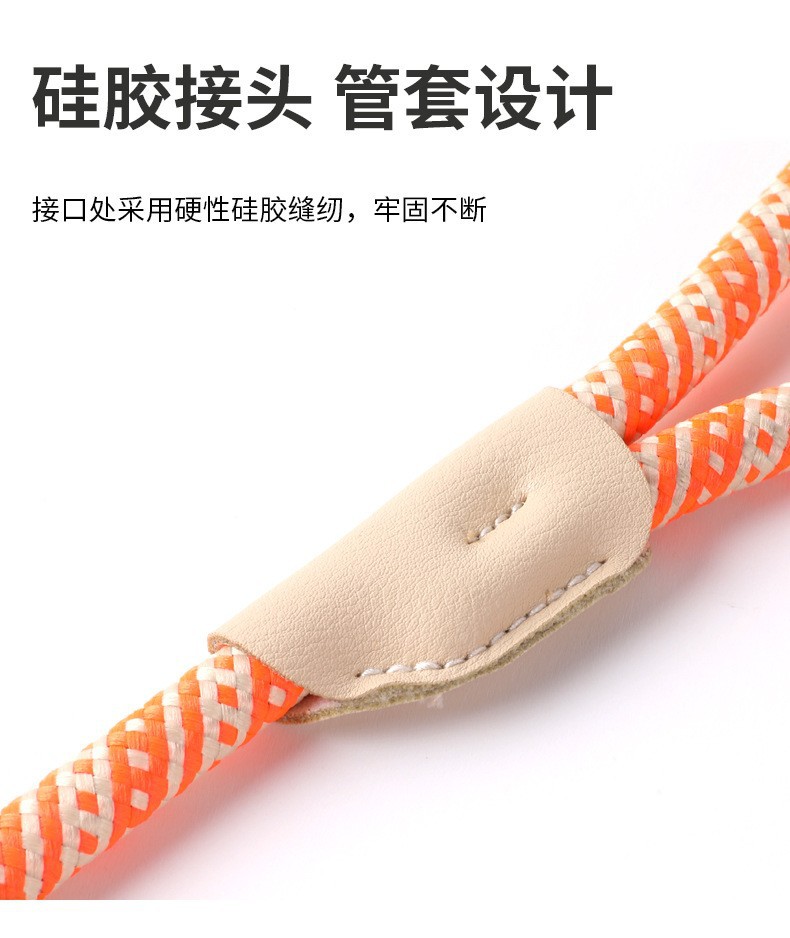 New cross-border pet leash for medium and large-sized dogs, universal safety dog chain, P-chain anti-loss dog walking leash pic 6