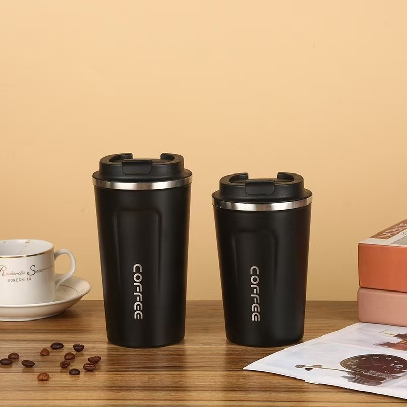 厂家直供简约户外真空双层不锈钢咖啡杯保温杯商务随行礼品杯批发详情3