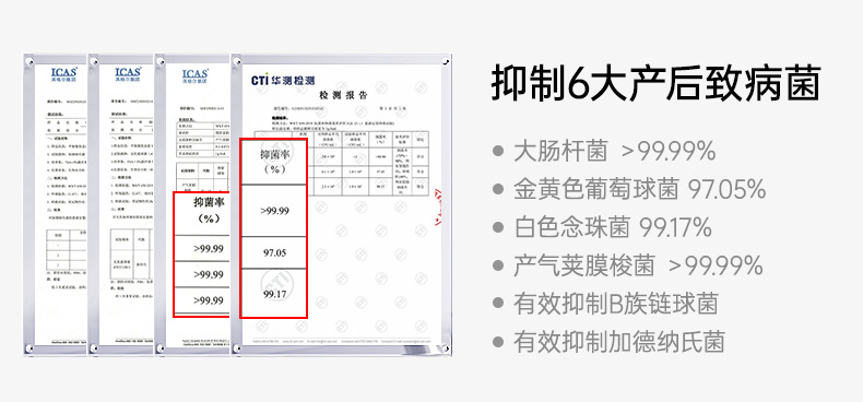 十月结晶益生菌产妇卫生巾棉柔透气产褥期恶露清洁产后专用姨妈巾详情12