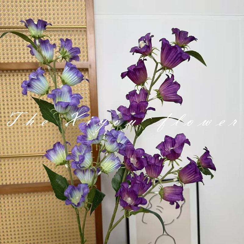 New high-branch wind chime artificial flower arrangement, home living room dining table decoration flower, wedding hall flower arrangement pic 16