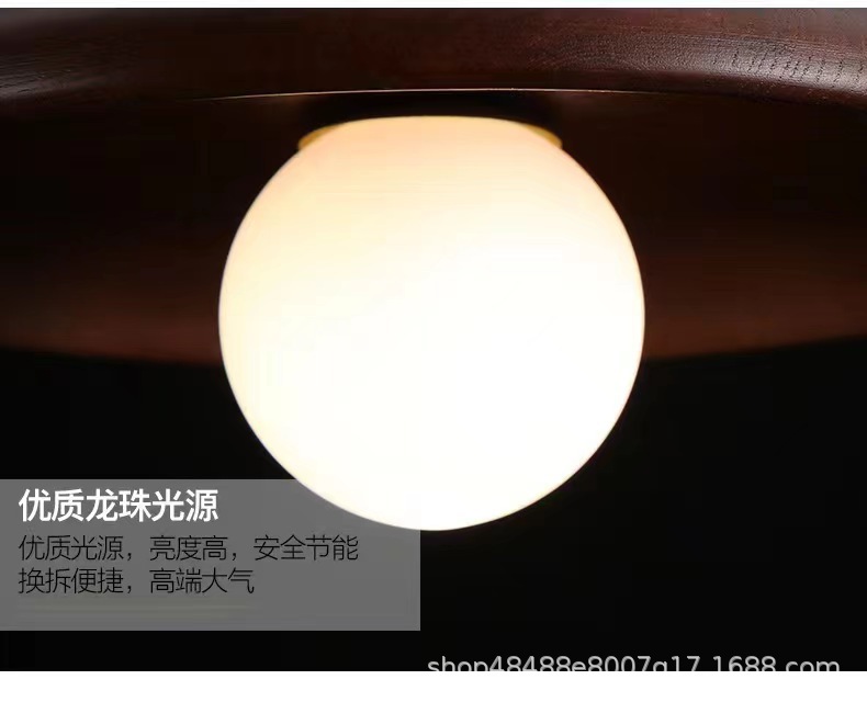 Corridor lights, ceiling lights, solid wood modern and simple wardrobe room, entrance hall, corridor, balcony lights, Japanese-style lamps for the entrance foyer pic 16