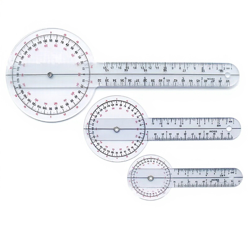Cross-border exclusive medical bone density ruler, multi-specification limb measurement folding Angle ruler set, orthopedic protractor pic 7