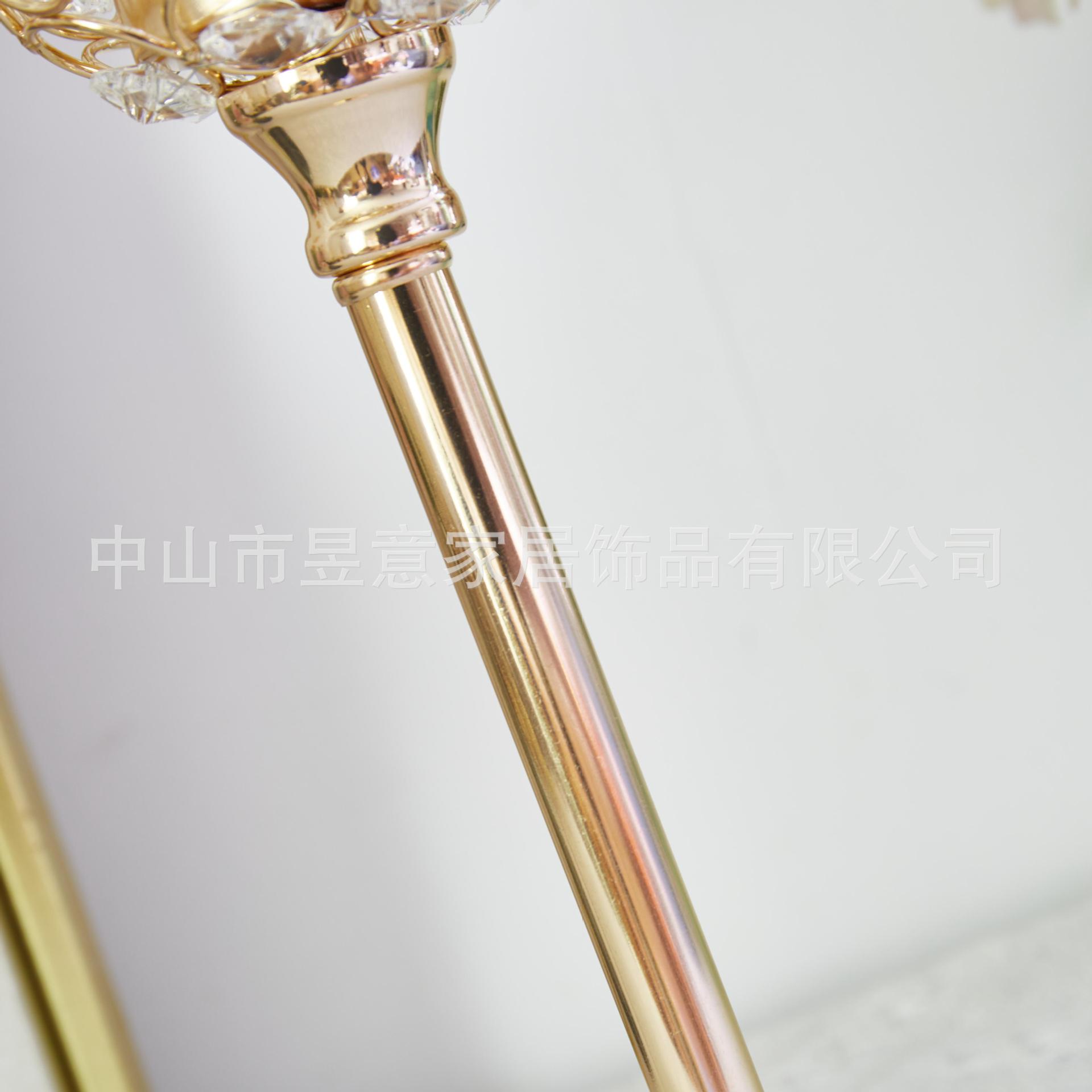 跨境专供创意迷你水晶球形烛台电镀摆件婚庆酒店家居烛光晚餐道具详情13
