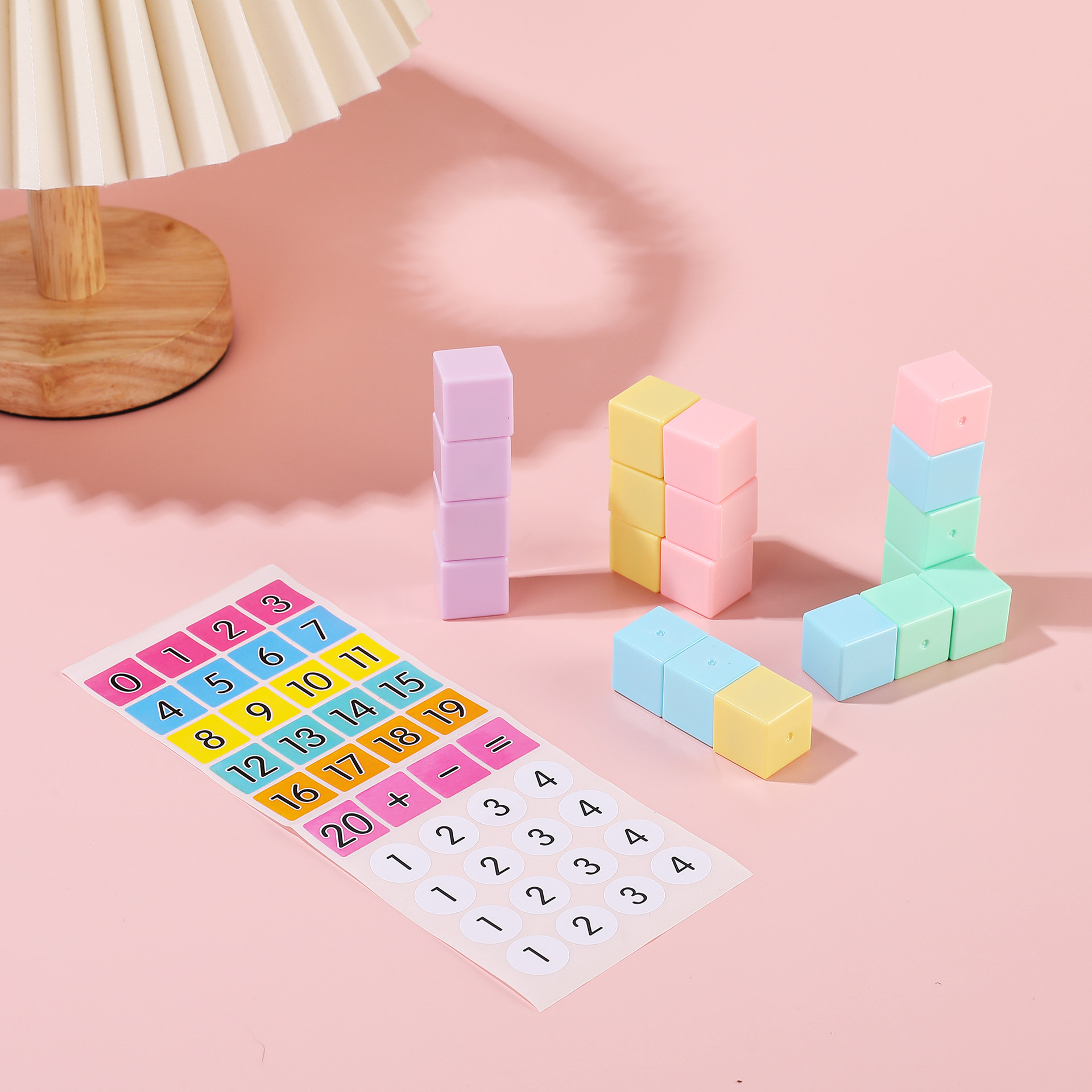 Pioneer 9842 Magnetic Cube Magnetic Teaching Aid Box contains 20 2-centimeter magnetic cubes pic 4