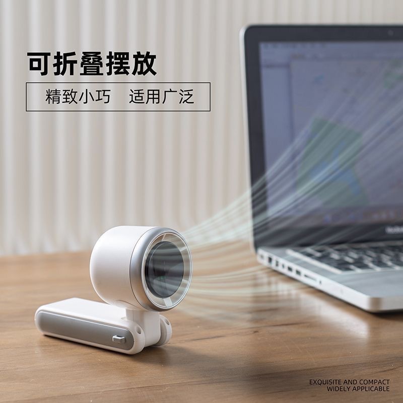 【新人】N607高速涡轮增压手持风扇数显迷你挂脖usb充电方便携详情4