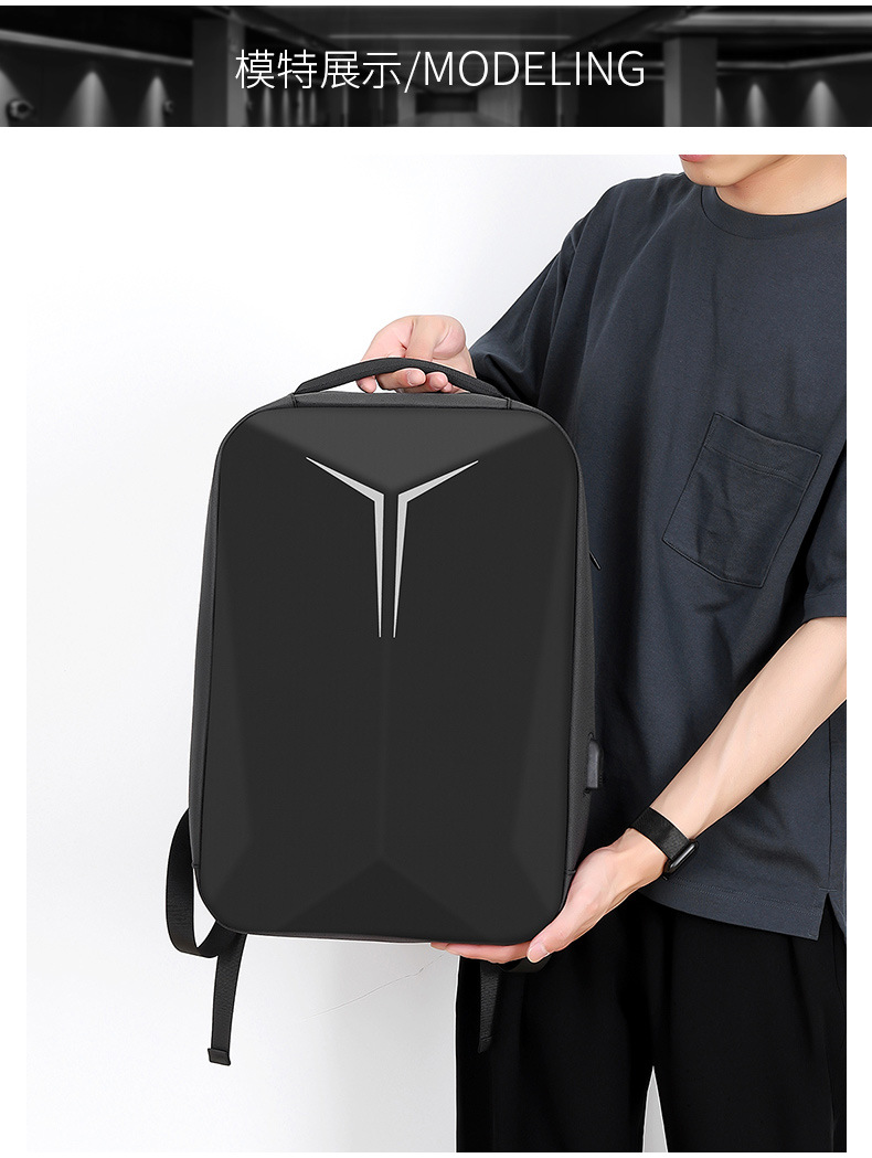 Hard-shell business backpacks for men, casual waterproof backpacks for men, multi-functional computer backpacks and schoolbags as gifts pic 6