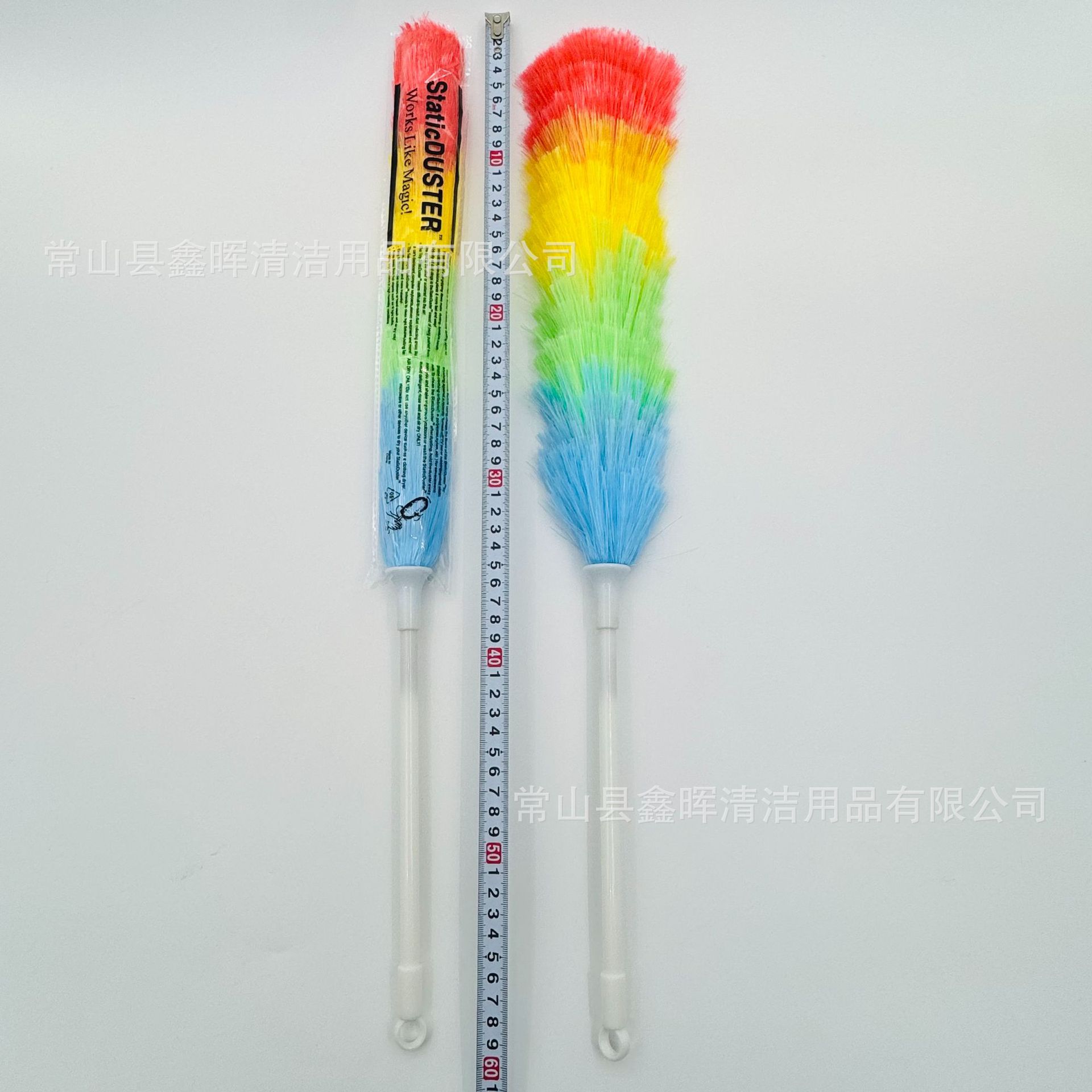 家用鸡毛掸子办公室除尘打扫工具桌面清灰货架除尘彩色掸子现货详情3