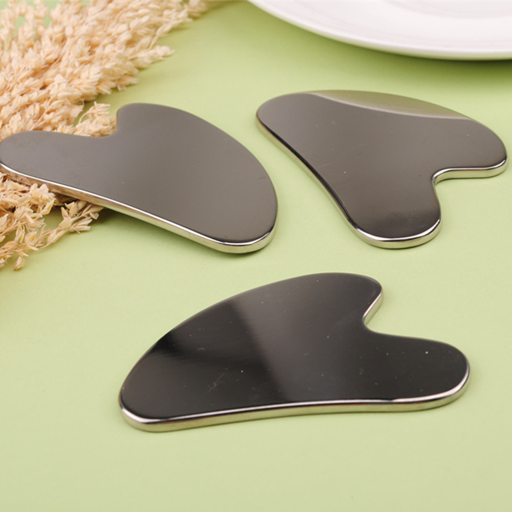 刮痧板不锈钢刮痧金属脸部心形提拉手指板大号紧致片按摩工具肩颈详情7