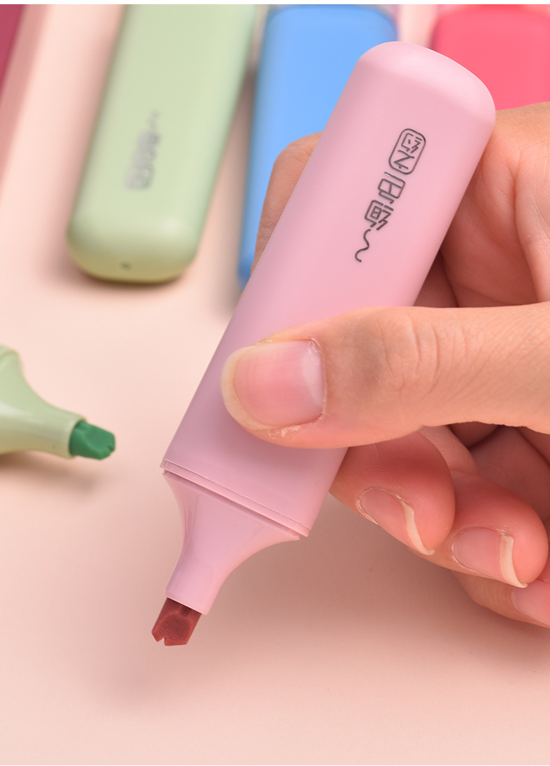 Factory direct supply of double-line highlighters, flat highlighters WYH22562, Weiya Hui 12-color highlighters wholesale pic 10