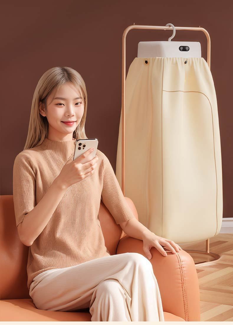 Cross-border foreign trade intelligent dryer, portable dryer, automatic air drying, foldable household small dormitory clothes dryer P52 pic 9