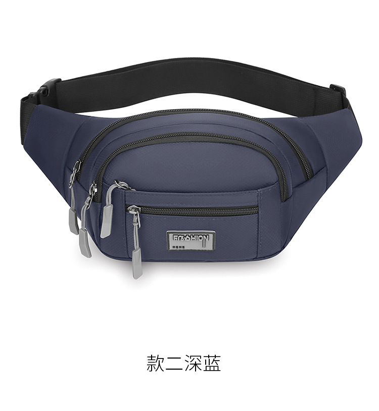休闲户外运动多功能登山腰包简约便携防水耐磨单肩斜挎胸包专跨境详情28