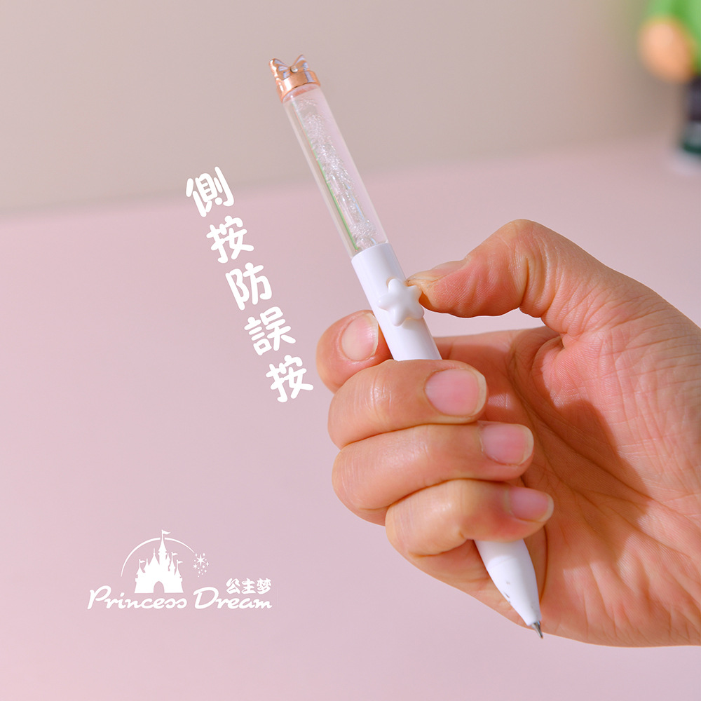 Dreamy butterfly-shaped transparent water drop pen, flower pen, beaded pen, beautiful advertising pen, DIY beaded pen pic 22