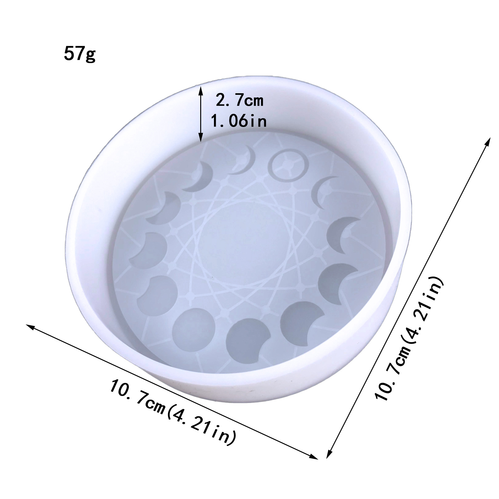 车载香薰滴胶模具DIY月相篝火香薰小丑杰森香薰蜡烛石膏硅胶模具详情27