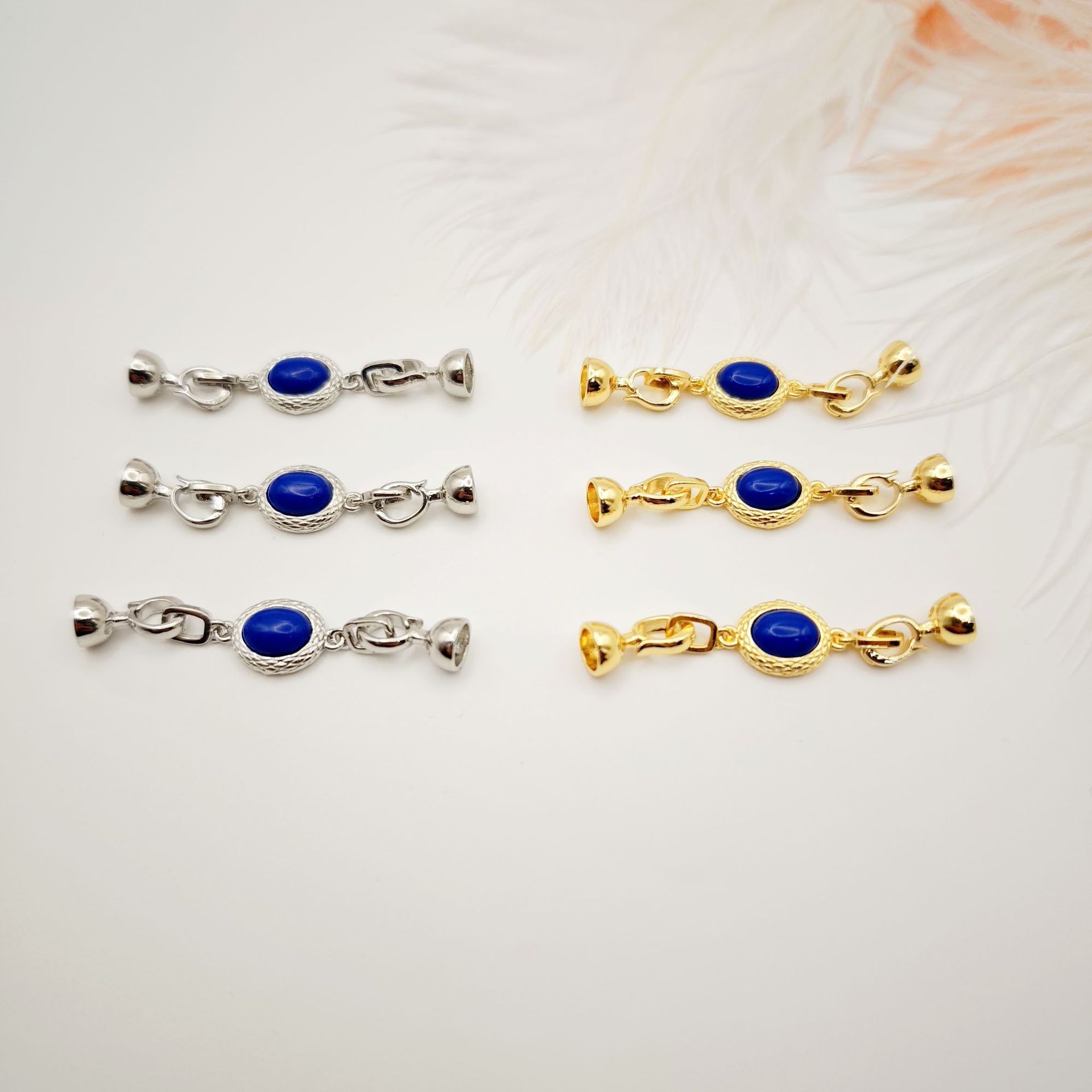 High-end strong color retention necklace clasp, pearl buckle, bracelet buckle, end buckle, universal buckle, diy jewelry accessories pic 12