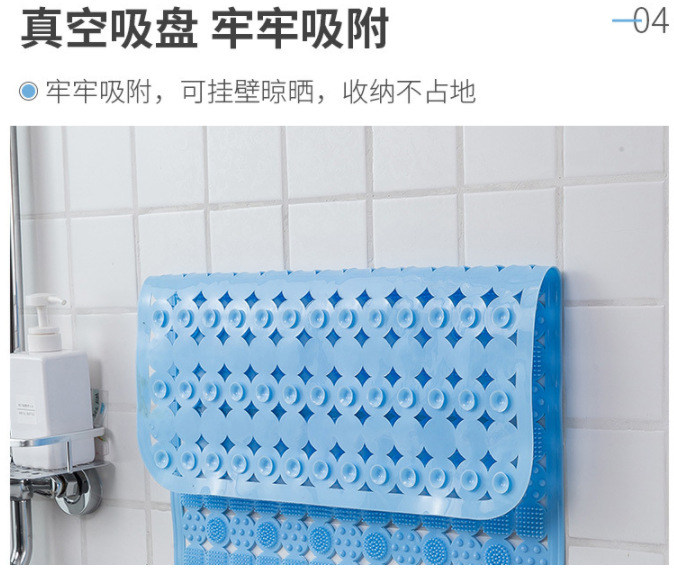 防滑浴室垫LV实色新款水晶带刺洗澡垫按摩垫吸盘卫浴吸盘垫详情5