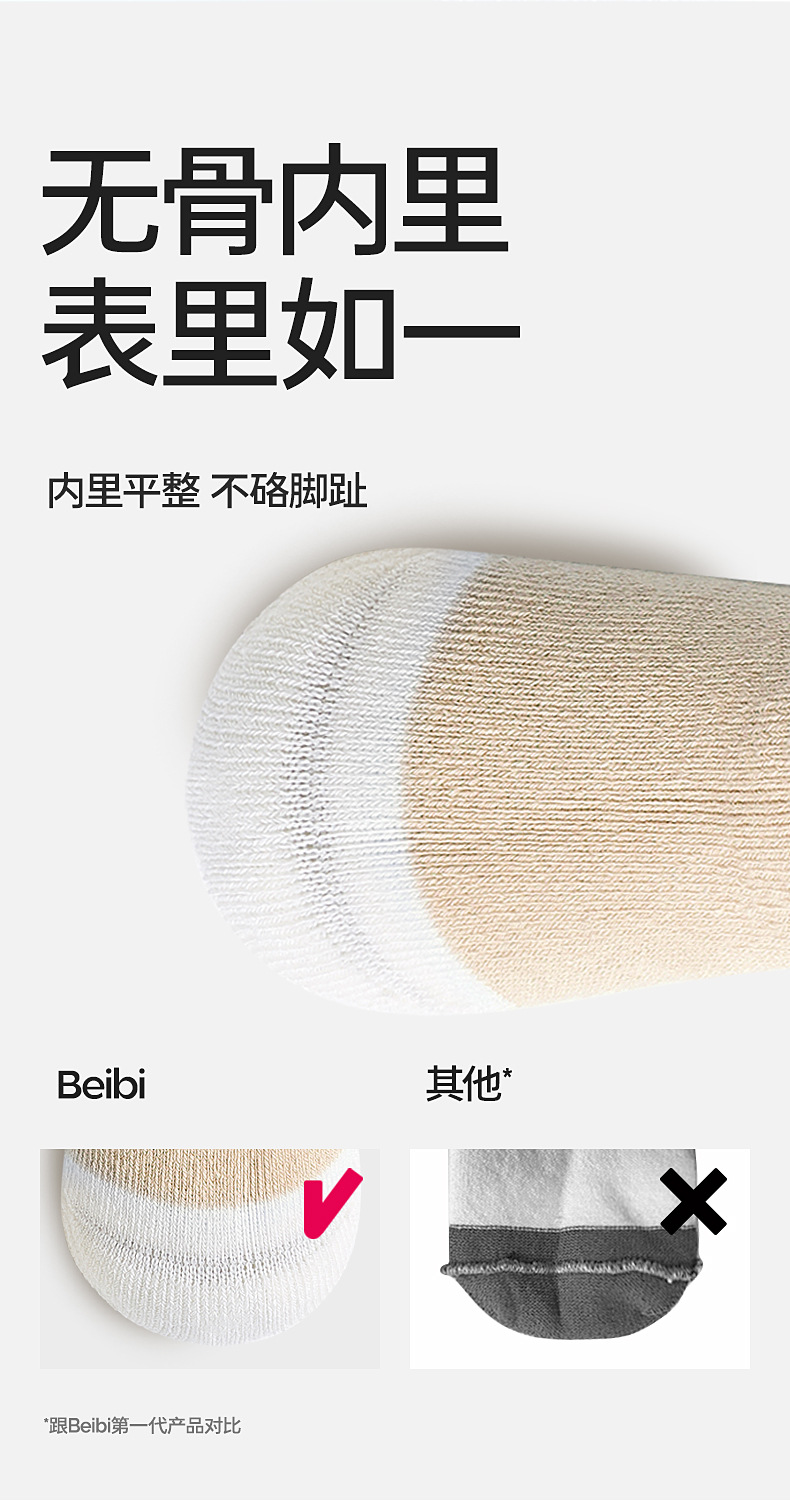 贝比宝宝毛圈袜冬季加厚儿童长筒袜纯色宝宝地板袜婴儿保暖厚袜子详情9