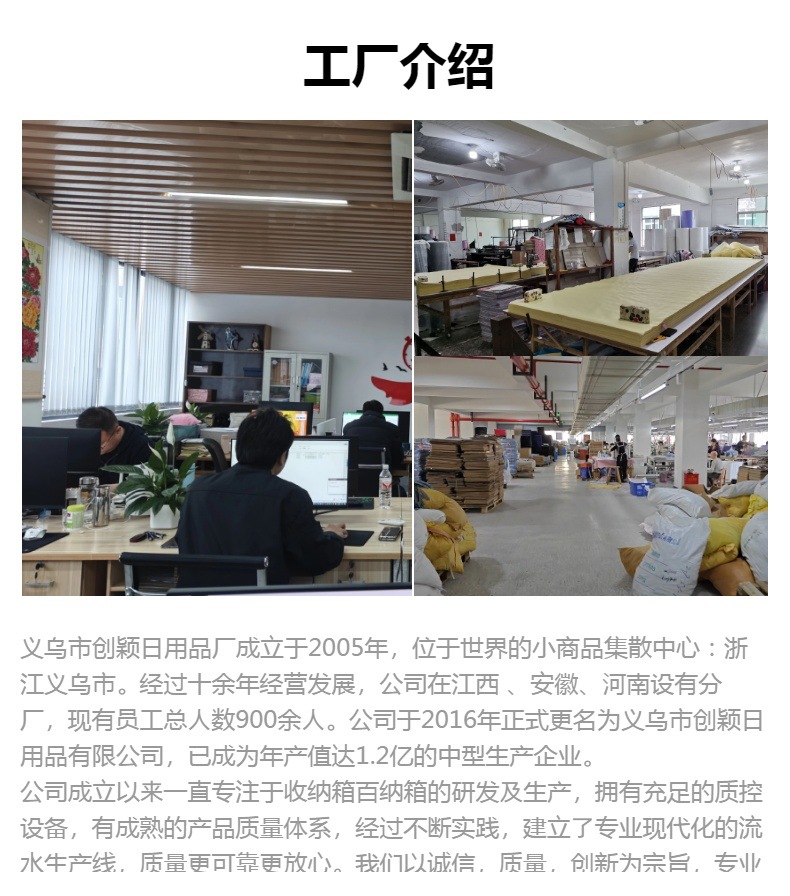 跨境棉麻钢架收纳箱衣柜家用搬家整理箱棉被衣服玩具布艺收纳箱详情17