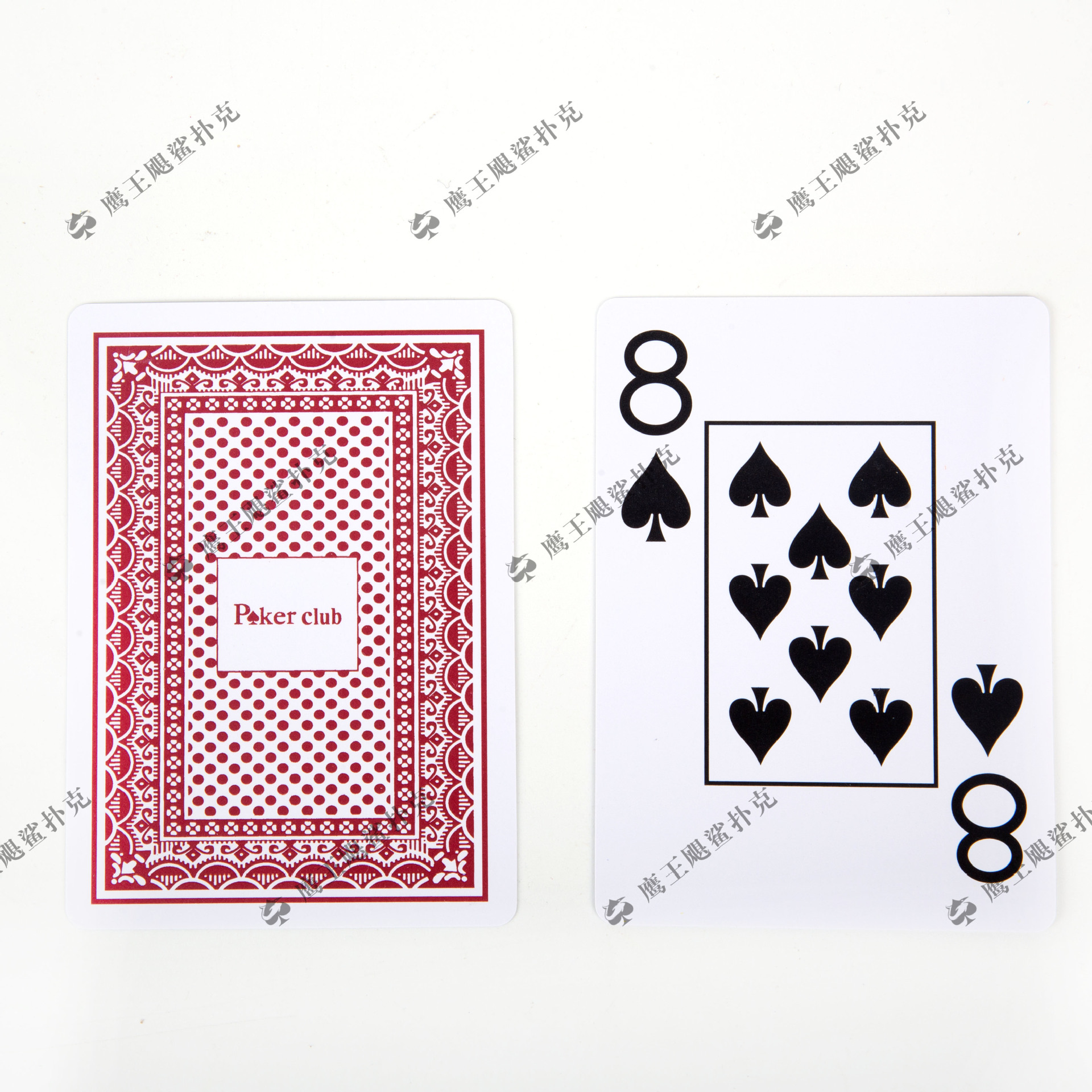 德州大字扑克 塑料POKER CLUB扑克牌 俱乐部扑克 PVC防水扑克详情3