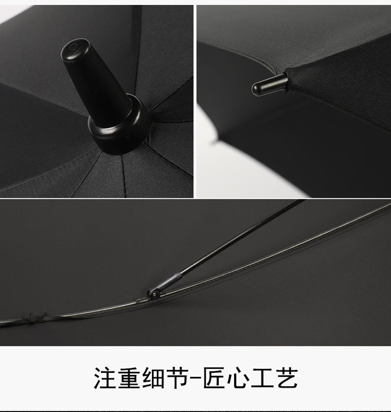 自动直杆高尔夫雨伞大号商务长柄伞广告伞太阳伞可印logo详情7