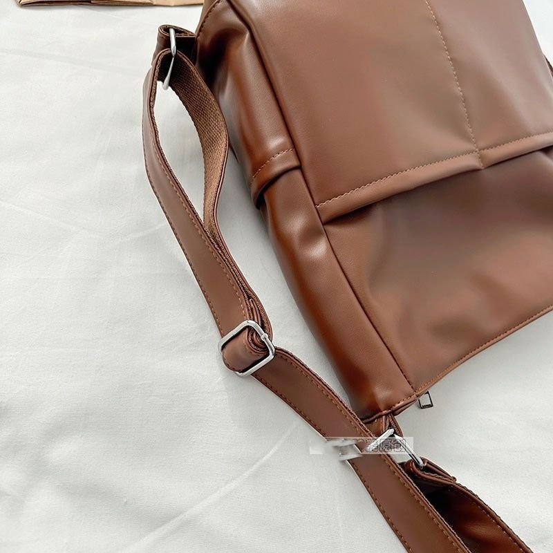 原创夏天软皮包包女大容量三用背包通勤托特包多功能背包斜跨书包详情8