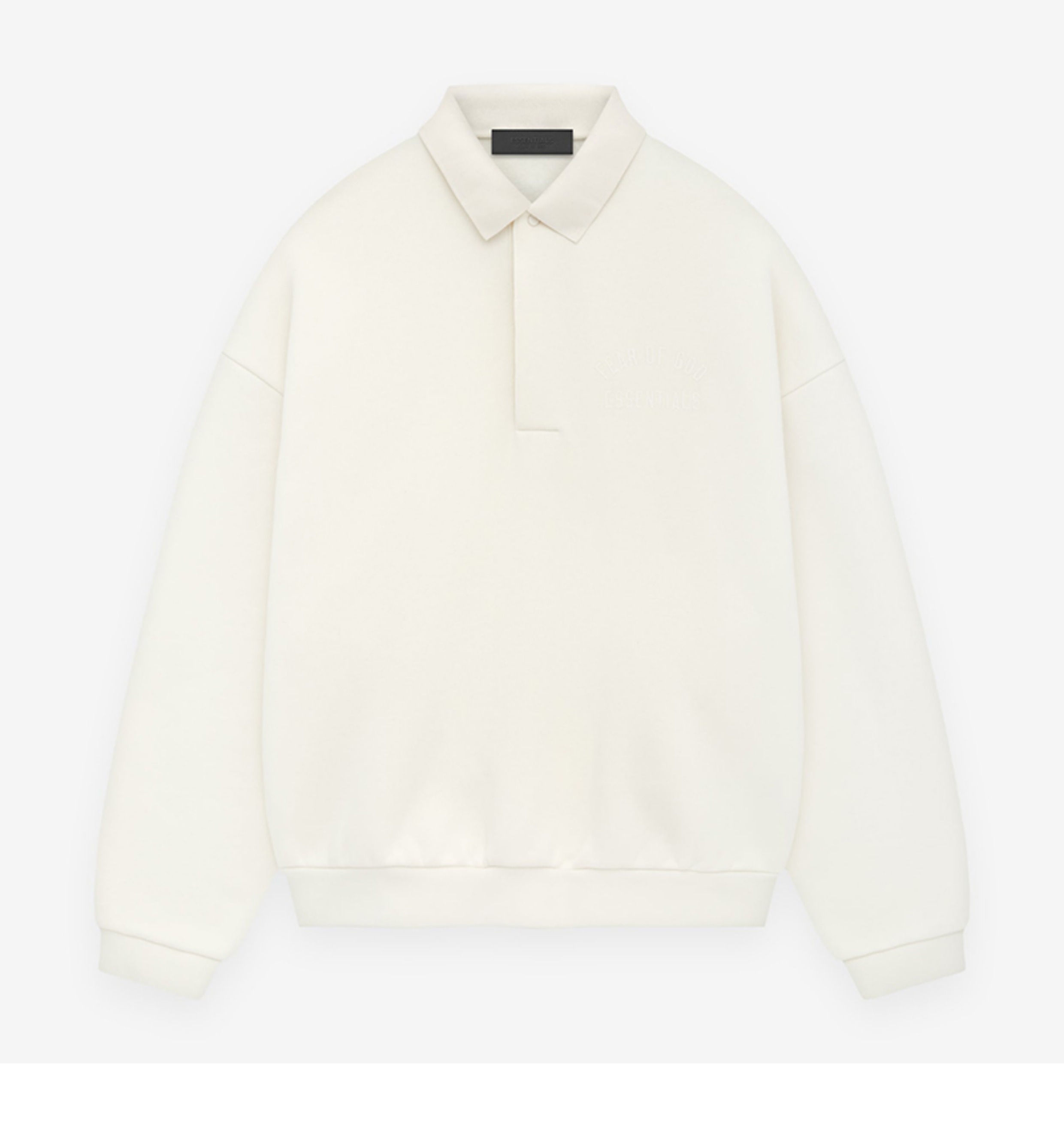 高品质24FALL复线ESSENTIALS HHH美式秋冬加绒潮POLO长袖卫衣男女详情8