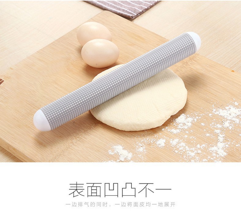 Household rolling pin baking tools, non-stick hand-rolled dough dumpling wrapper tools, floating-point bread venting stick, rolling pin pic 5
