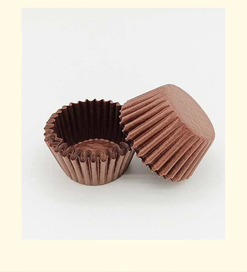 跨境爆款纯色蛋糕纸杯烤箱专用雪媚娘蛋糕纸托耐高温防油马芬杯子详情12