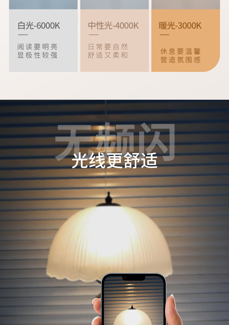 French retro table lamp, bedroom bedside, vintage glass, homestay, Chinese-style study small table lamp, American light luxury bedside lamp pic 7