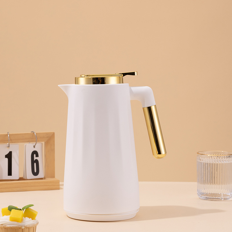 Cross-border household large-capacity thermos flask with glass inner liner, office teapot, coffee pot, thermos flask, high-quality thermos flask, efficient heat preservation and long-lasting heat pic 13