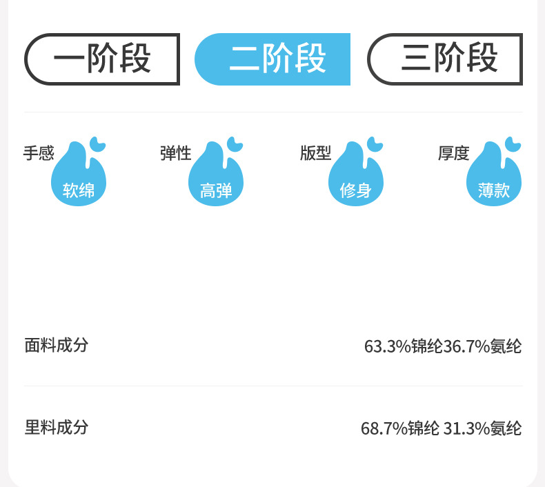 初中生内衣冰丝无痕青少年学生发育期少女文胸夏季透气运动背心详情12