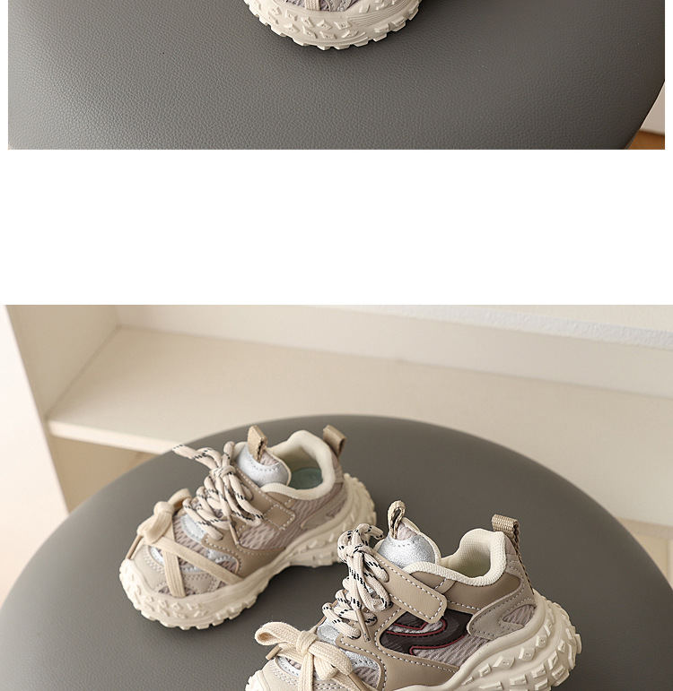 男童运动鞋2025春新款透气童鞋儿童休闲时尚老爹鞋小女孩轻便鞋子详情9