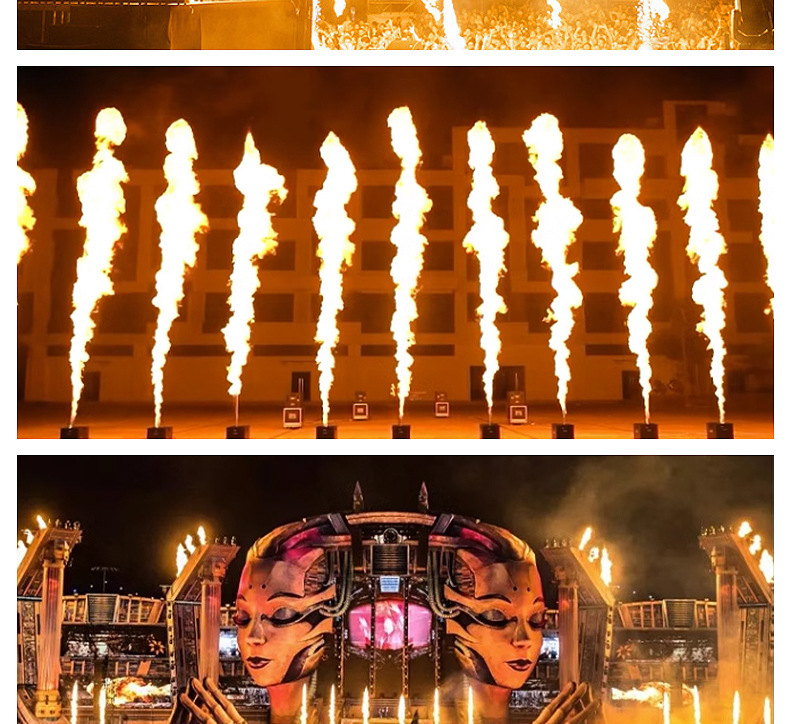 舞台喷火机dmx512火柱机真火焰机户外大型表演气氛特效设备详情12