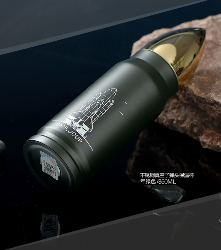 外贸子弹头不锈钢保温杯炮弹真空水杯商务礼品杯子水壶批发刻logo详情22