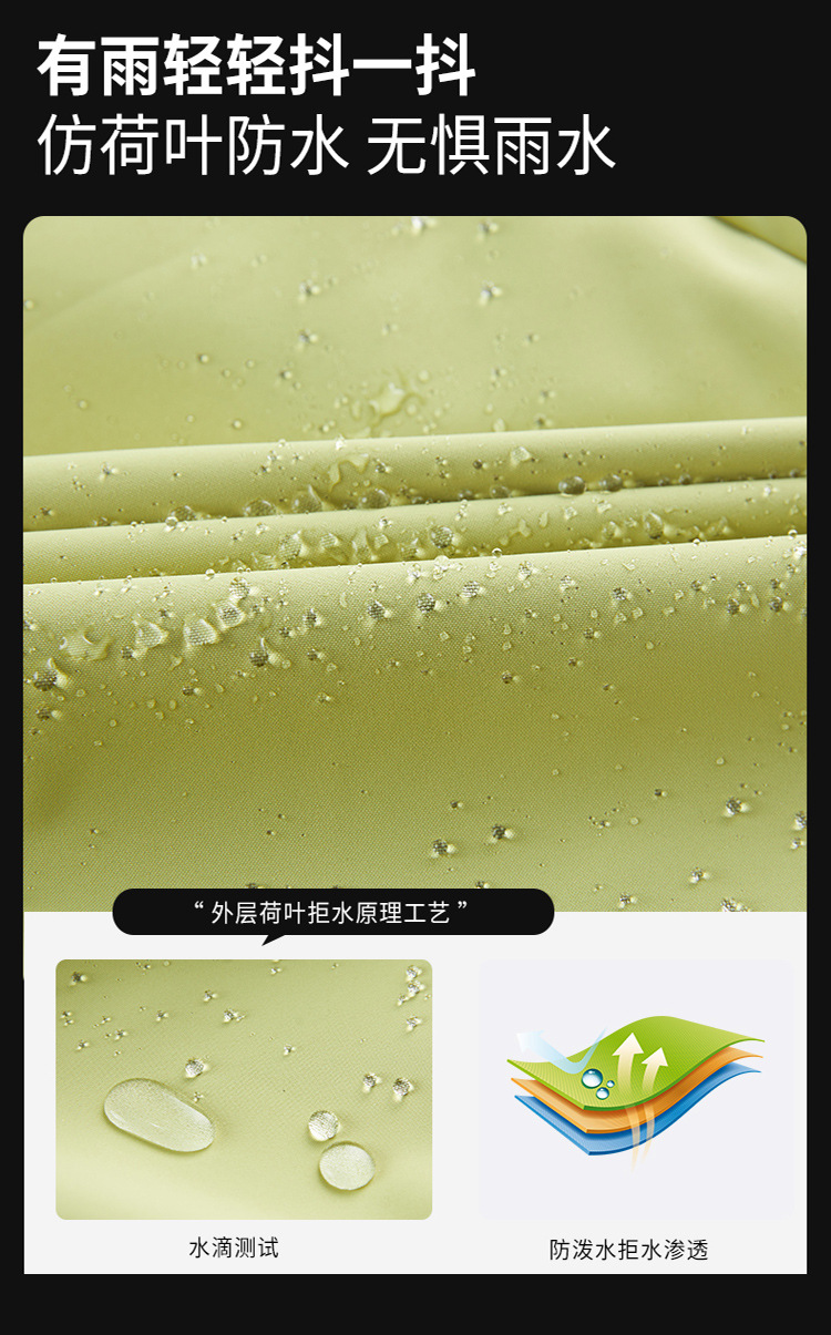 新款冲锋衣女三合一防风防水户外登山服男可拆卸外套团购定制logo详情8