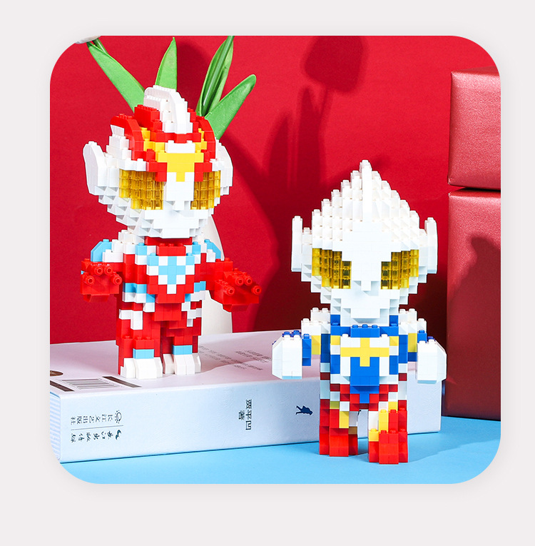 小方乐中华超人系列男孩生日礼物益智高难度兼容乐高积木玩具批发详情23