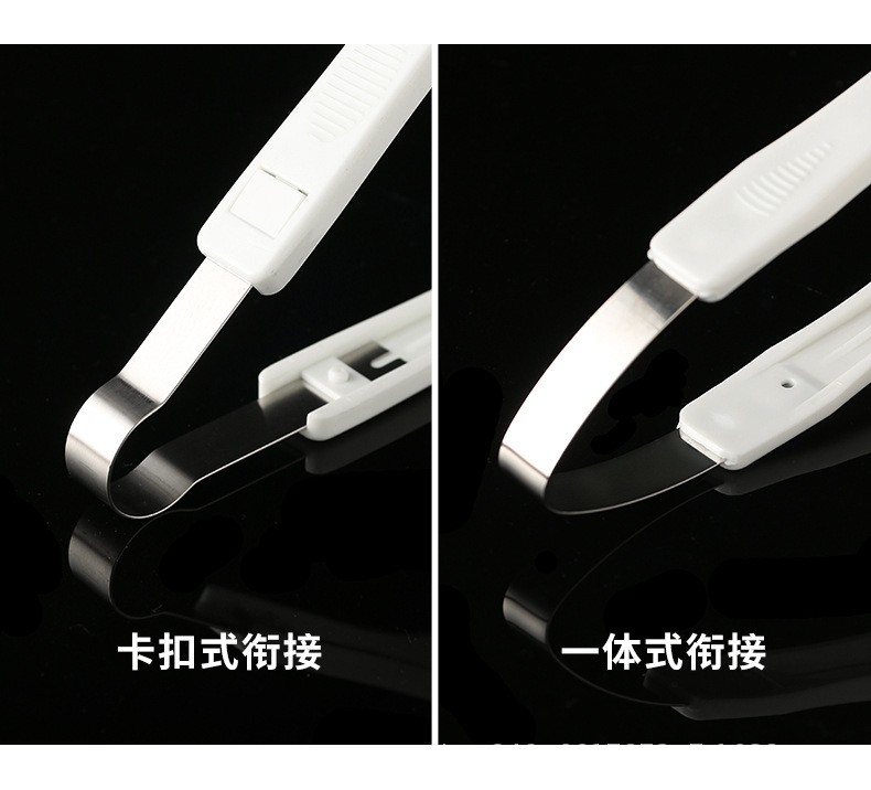 Extra-thick PC food clips, plastic clips, kitchen bread clips, cake clips, buffet clips, transparent white spicy hot pot clips pic 2