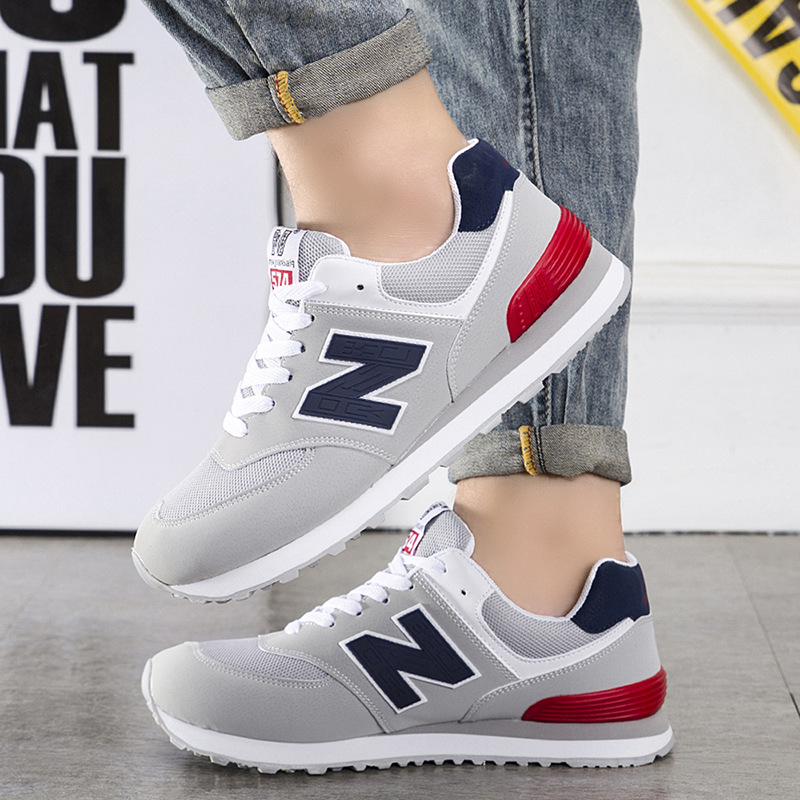 阿甘鞋2025新款运动鞋男士休闲鞋时尚情侣N574潮流男女同款运动鞋详情5