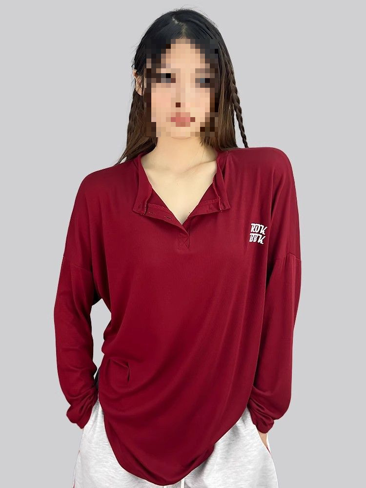 跨境ROKBBK-K/布韩街舞潮牌爵士宽松长袖女美式街头慵懒跳舞潮流详情14