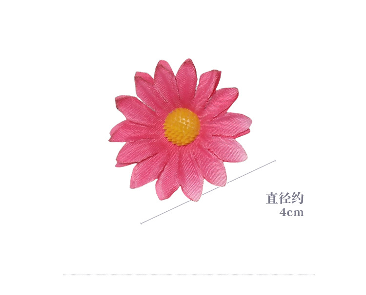 仿真花小雏菊花头花墙花环花艺diy配件婚礼装饰手工簪花头饰材料详情3