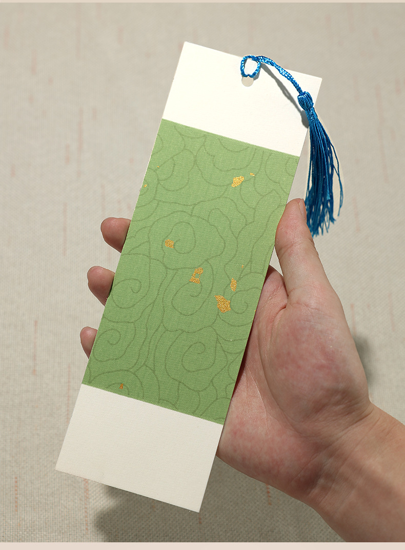 文创国风古风书签空白中国风手写diy书签蜡染宣纸半生熟书法专用国潮详情22