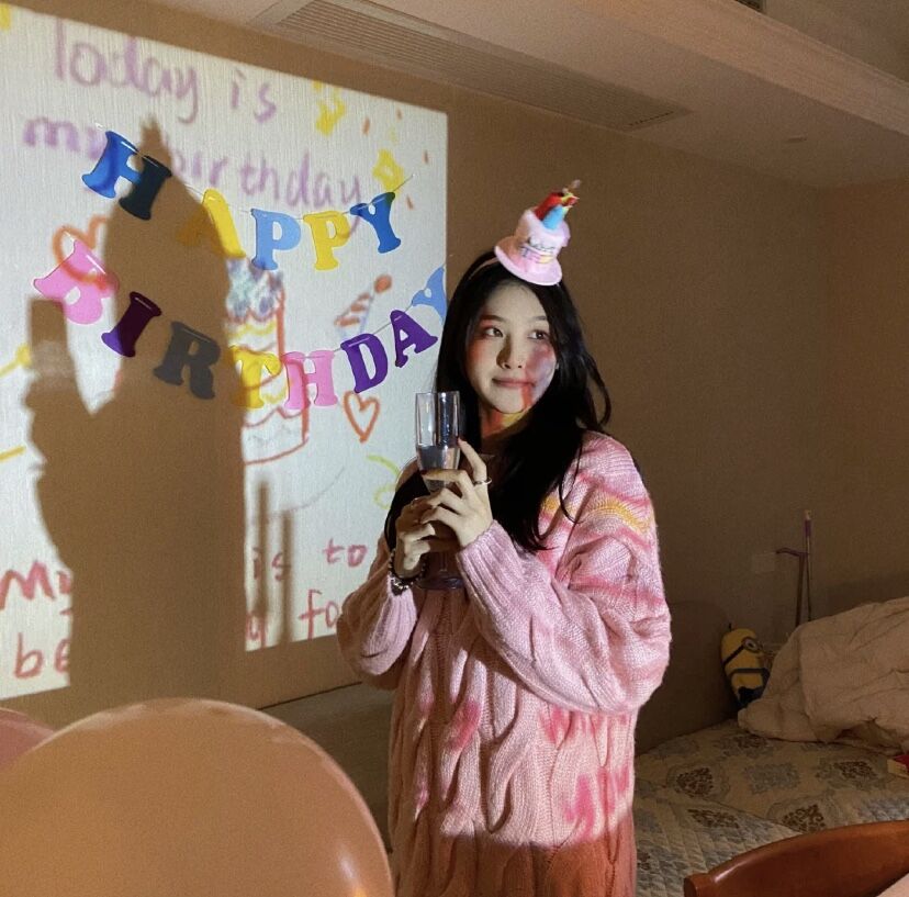 网红生日快乐横幅 无纺布拉旗马卡龙色生日字母挂旗 派对装饰用品详情7
