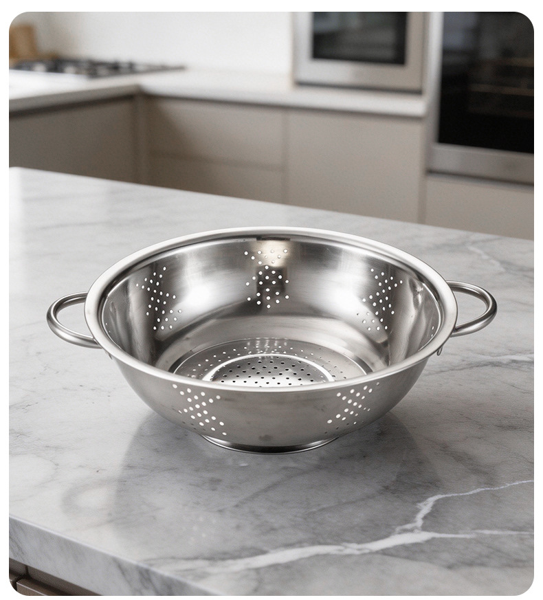 Multifuncional acero inoxidable ánforas cesta de frutas cesta de almacenamiento portátil bambú caja organizadora de plástico suministros de cocina para el hogar pic 10