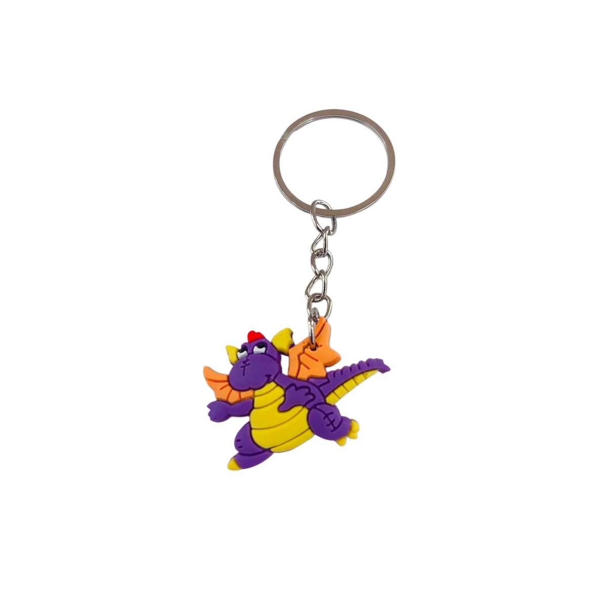 可爱恐龙书包挂扣钥匙扣挂件PVC卡通软胶DIY饰品亚马逊礼品钥匙扣详情8