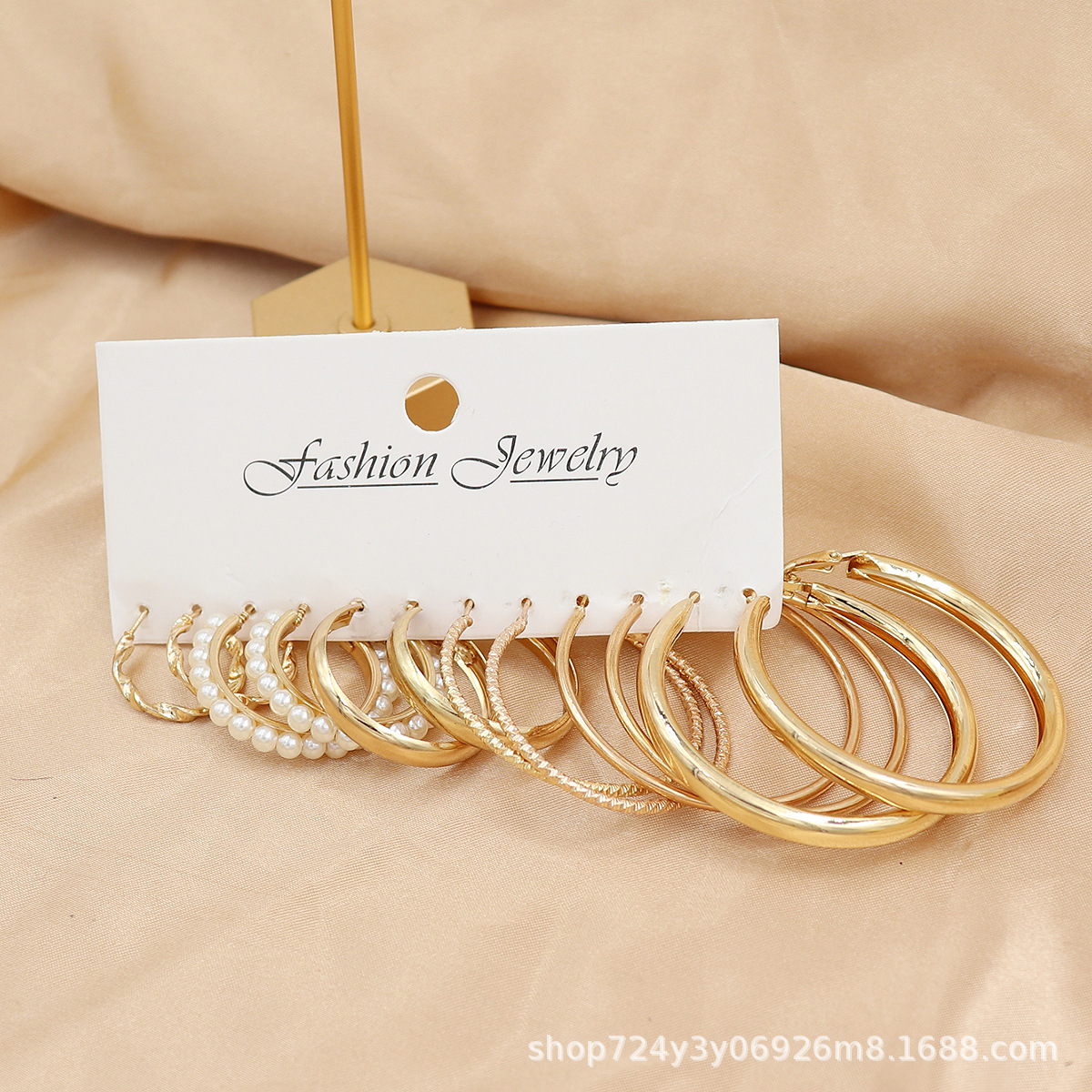 欧美跨境热卖新款简约个性ins风耳环套装气质百搭卡装耳饰批发详情14