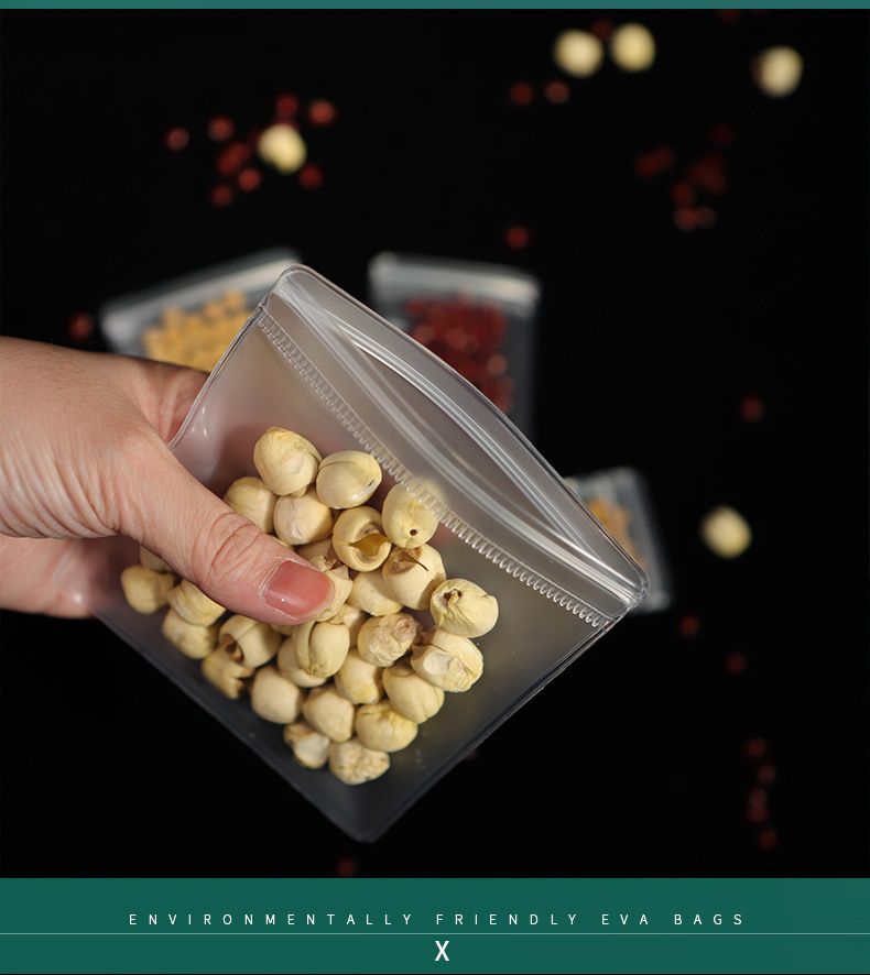 Medicine EVA sealed bag, grain preservation bag, frosted snack and candy storage sealed bag, eva food-grade self-sealing bag pic 21