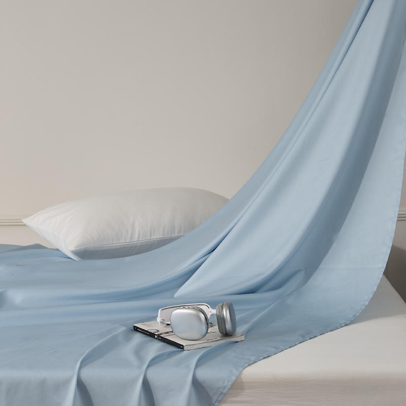 Single-piece quilt cover, pure cotton long-staple cotton bed sheet, bed cap, oversized quilt cover, skin-friendly single and double solid color bedding pic 58