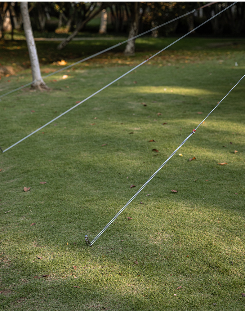 柯曼户外露营加强耐磨涤纶4mm帐篷绳反光营地绳天幕固定防风绳详情12