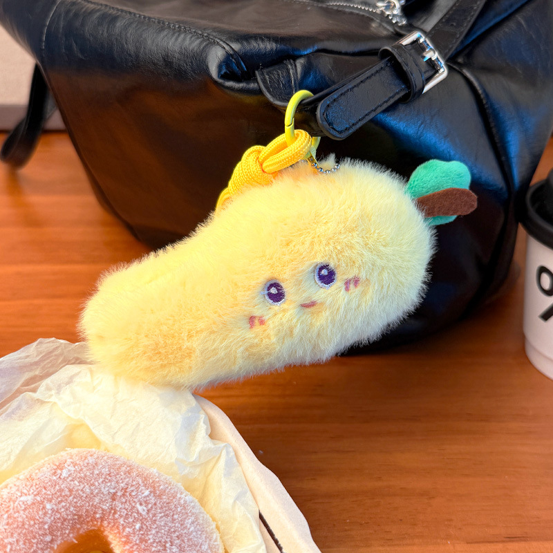 果蔬苹果毛绒挂件可爱包包挂饰小玩偶水果毛绒玩具蔬菜毛绒钥匙扣详情14